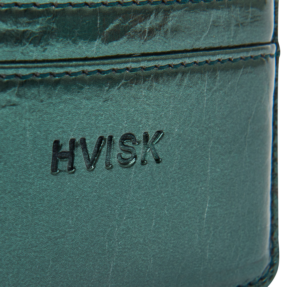 Vegan Cardholder Metallic Structure - Sheeny Green