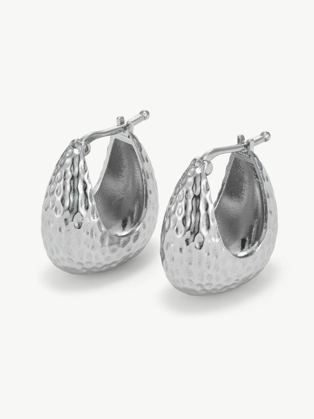 Jude Hoops - Sterling Silver