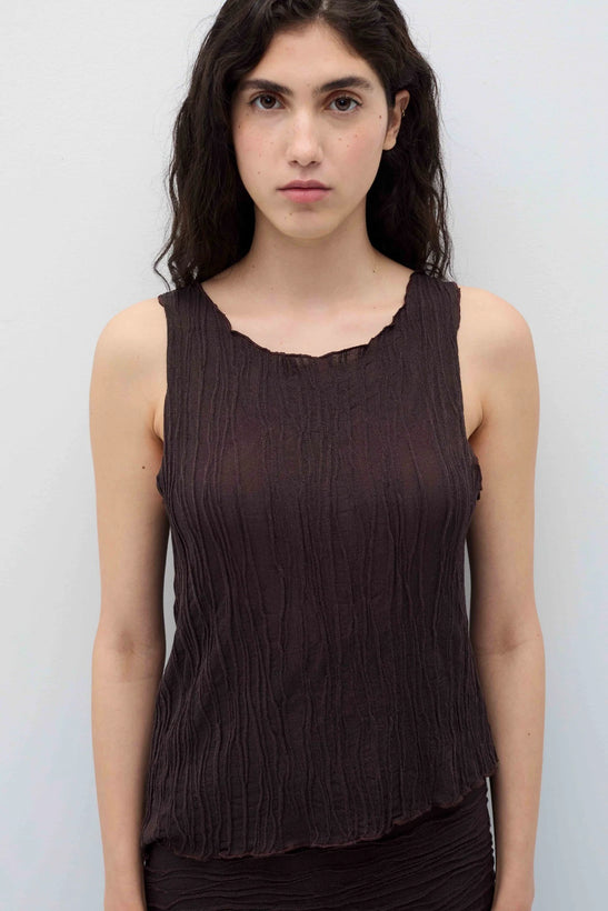 Leila Top - Brown
