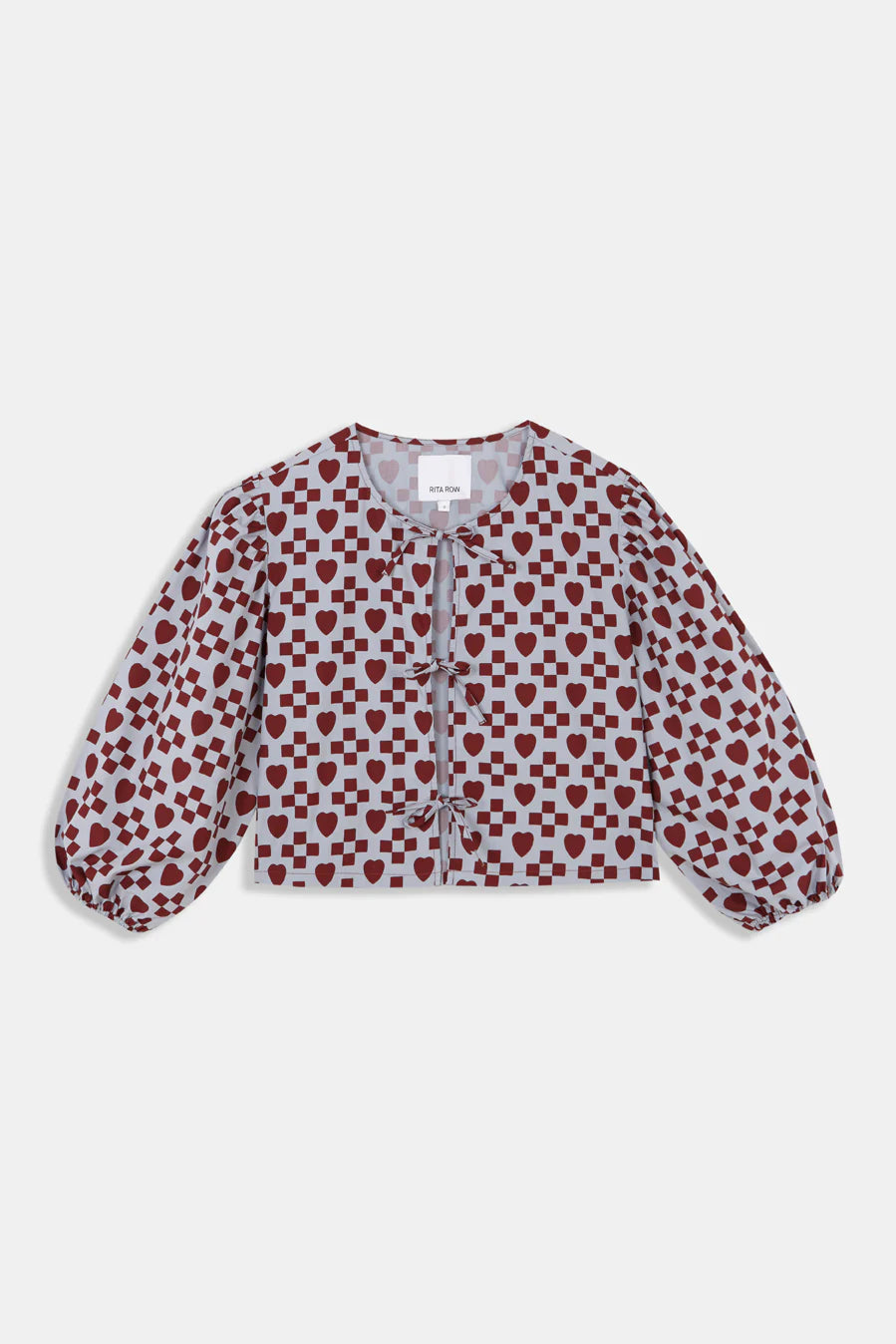 Arden Shirt - Blue/Rust