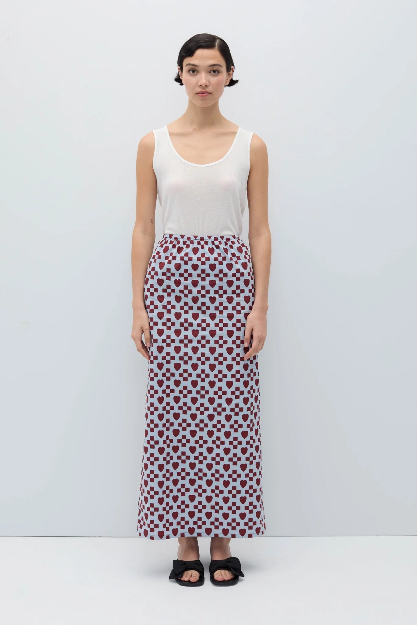 Fuoco Skirt - Blue/Rust