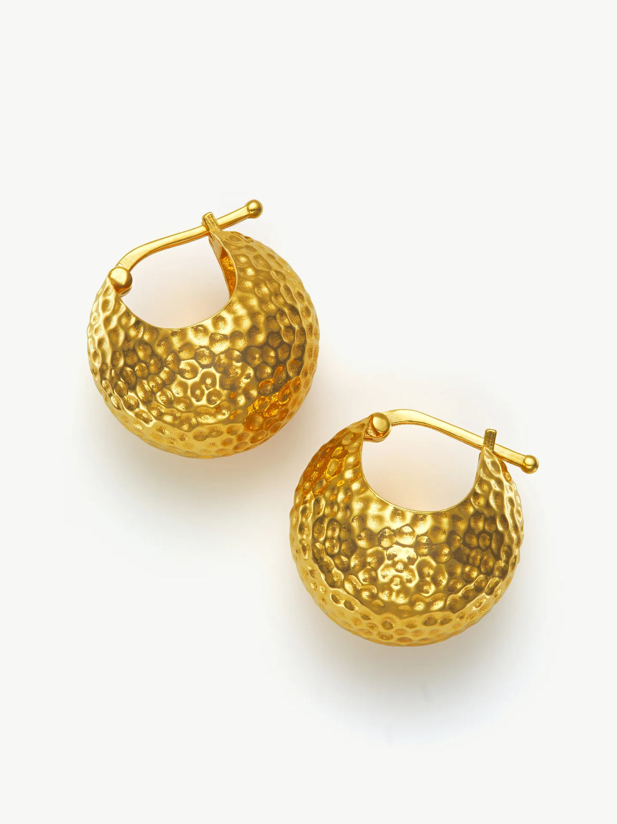 Zadie Ball Hoops - Gold