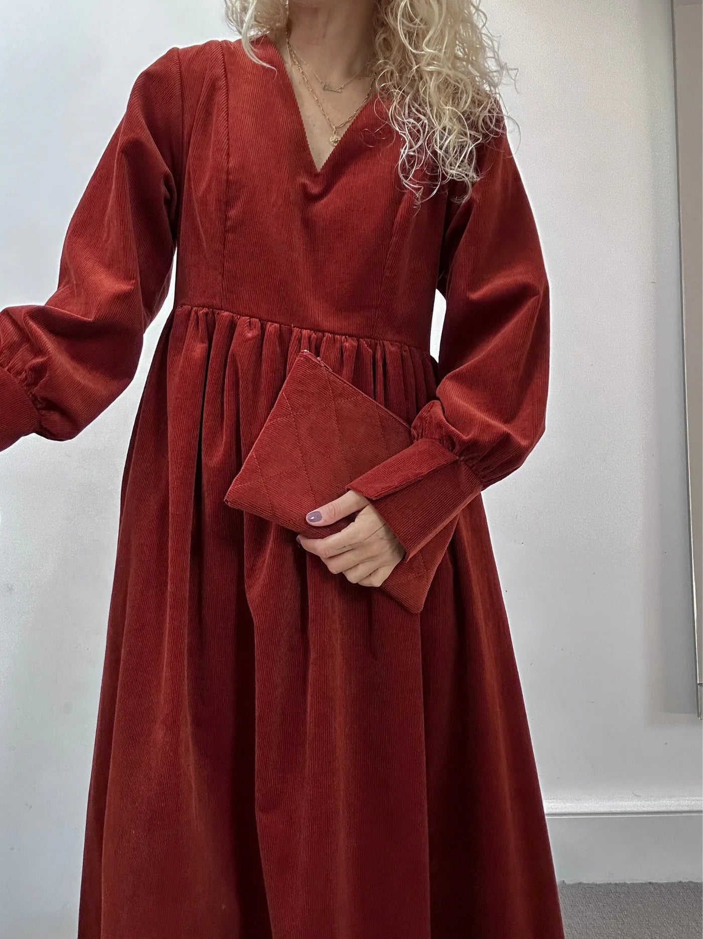 Celeste Pouch Bag - Rust