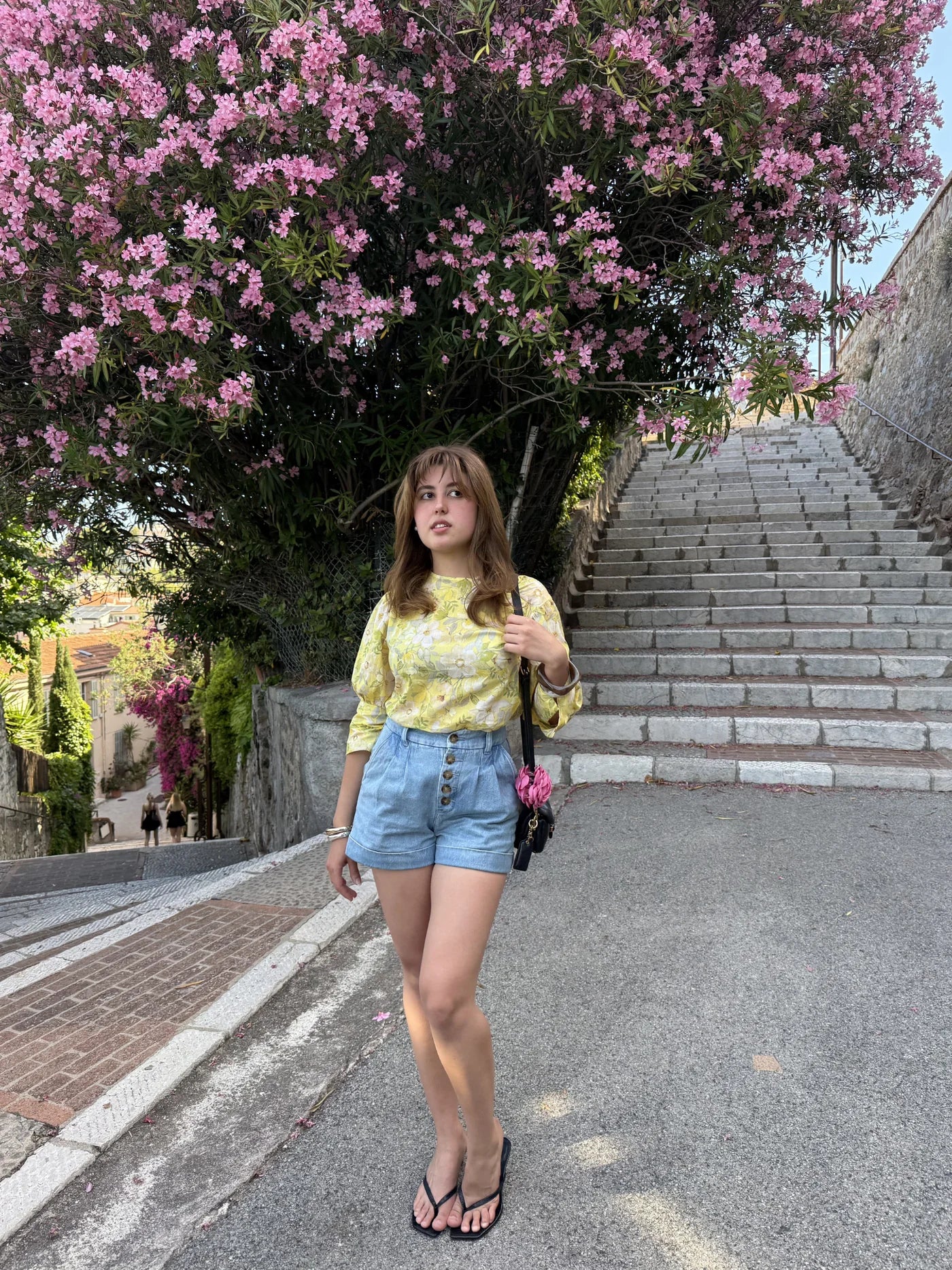 'NO MORE NOBODY' Iwona Blouse - Yellow Floral