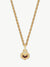 Mini Daryl Necklace 22'' Chain - Gold/ Tigers Eye