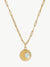 Cressida Necklace - Gold/White Mother of Pearl