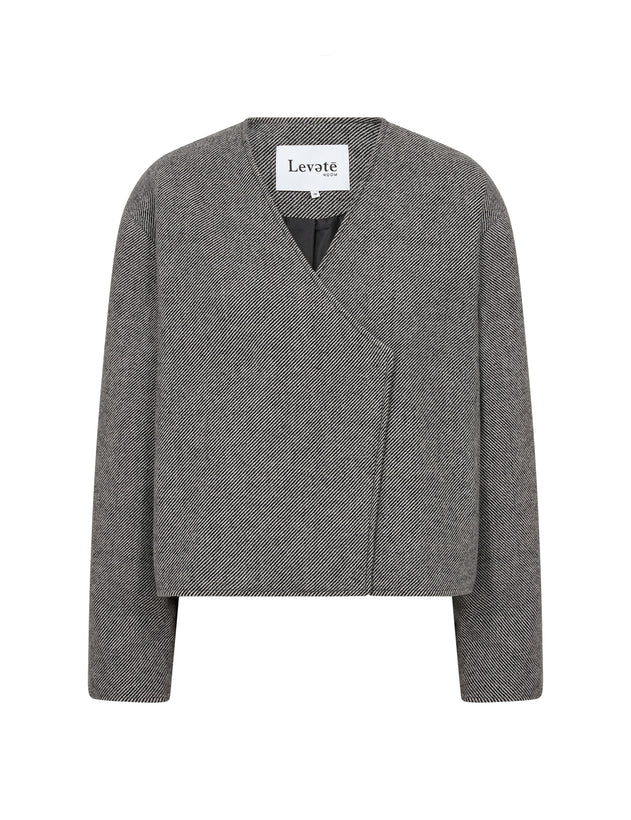 Ikki 2 Blazer - Black/Herringbone