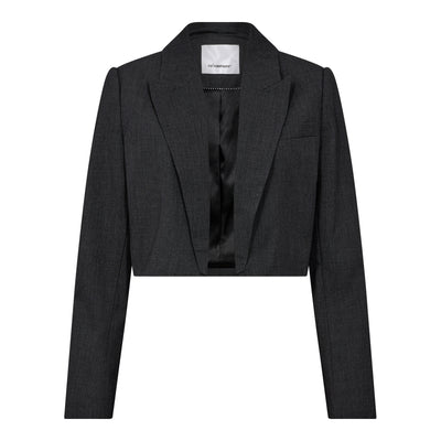 Vida CC Crop Blazer - Antracit
