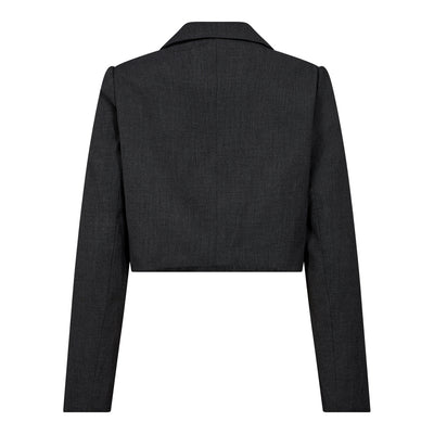 Vida CC Crop Blazer - Antracit