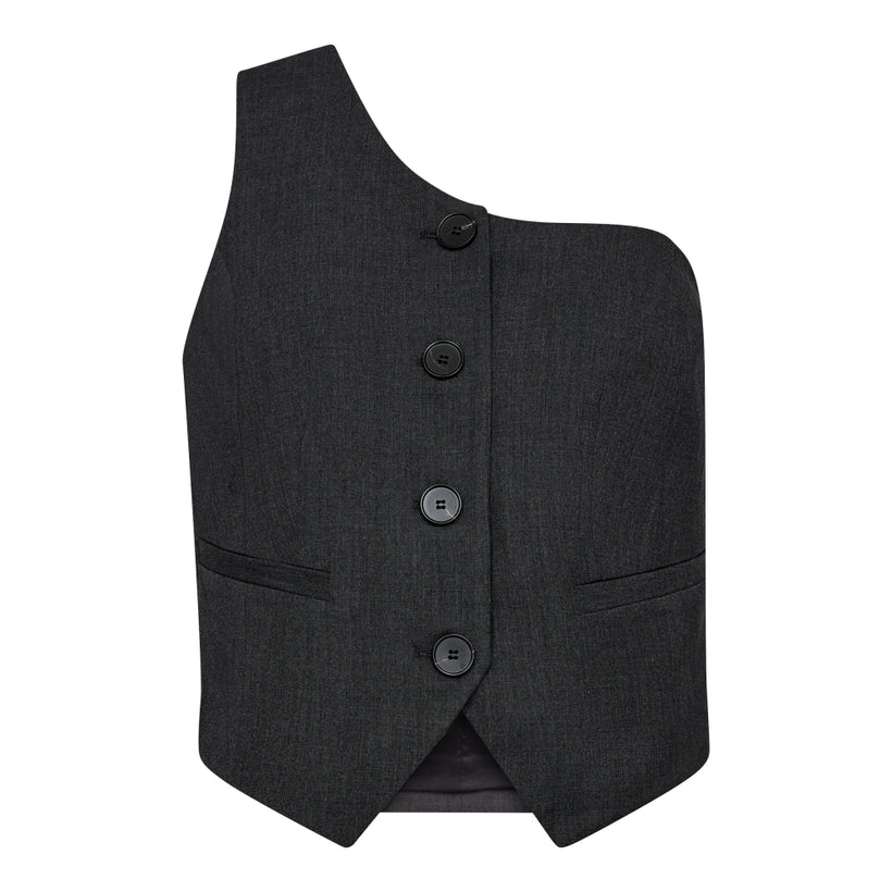 Vida CC Asym Tailor Vest - Antracit