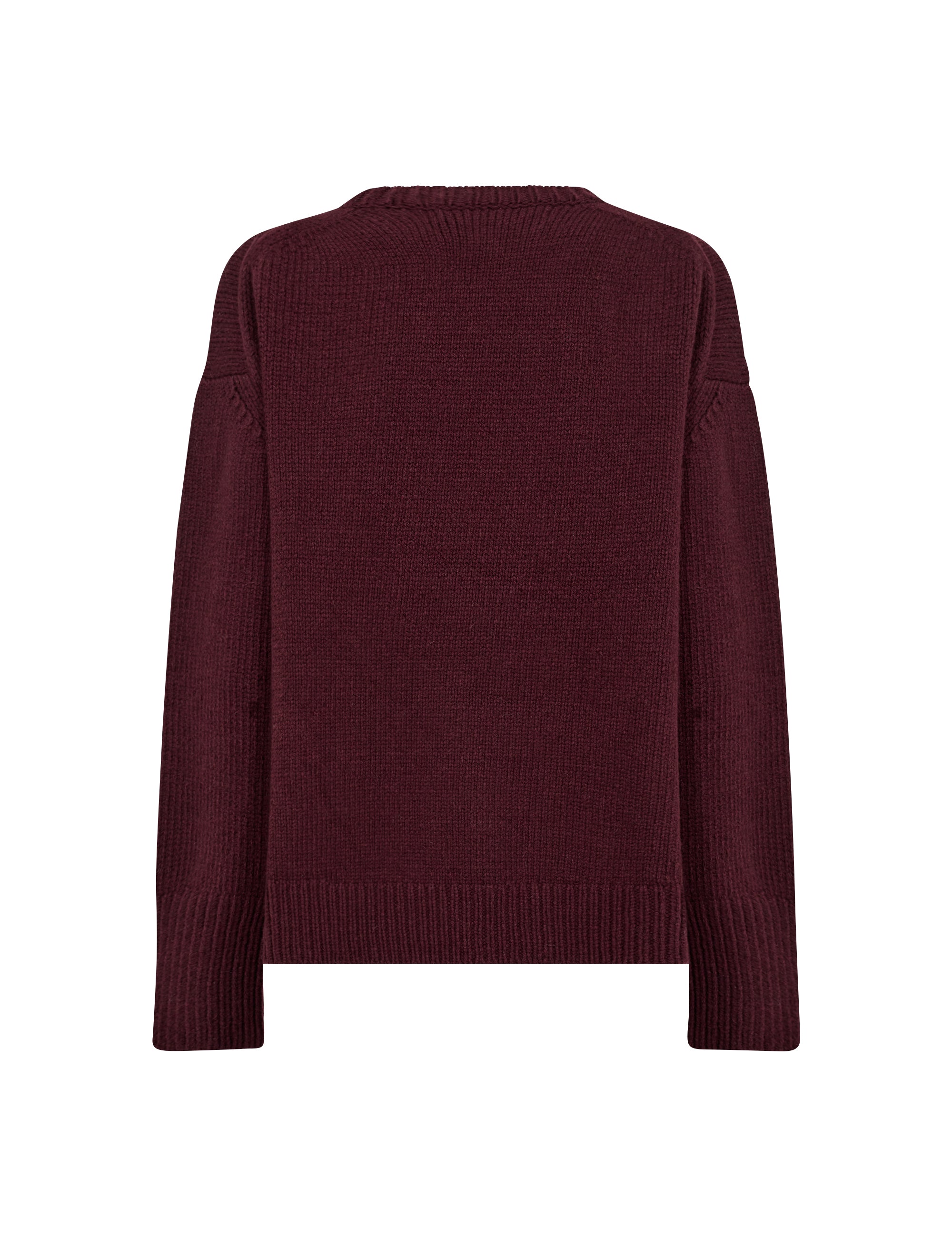 Perle 1 Pullover - Fudge/Bordeaux