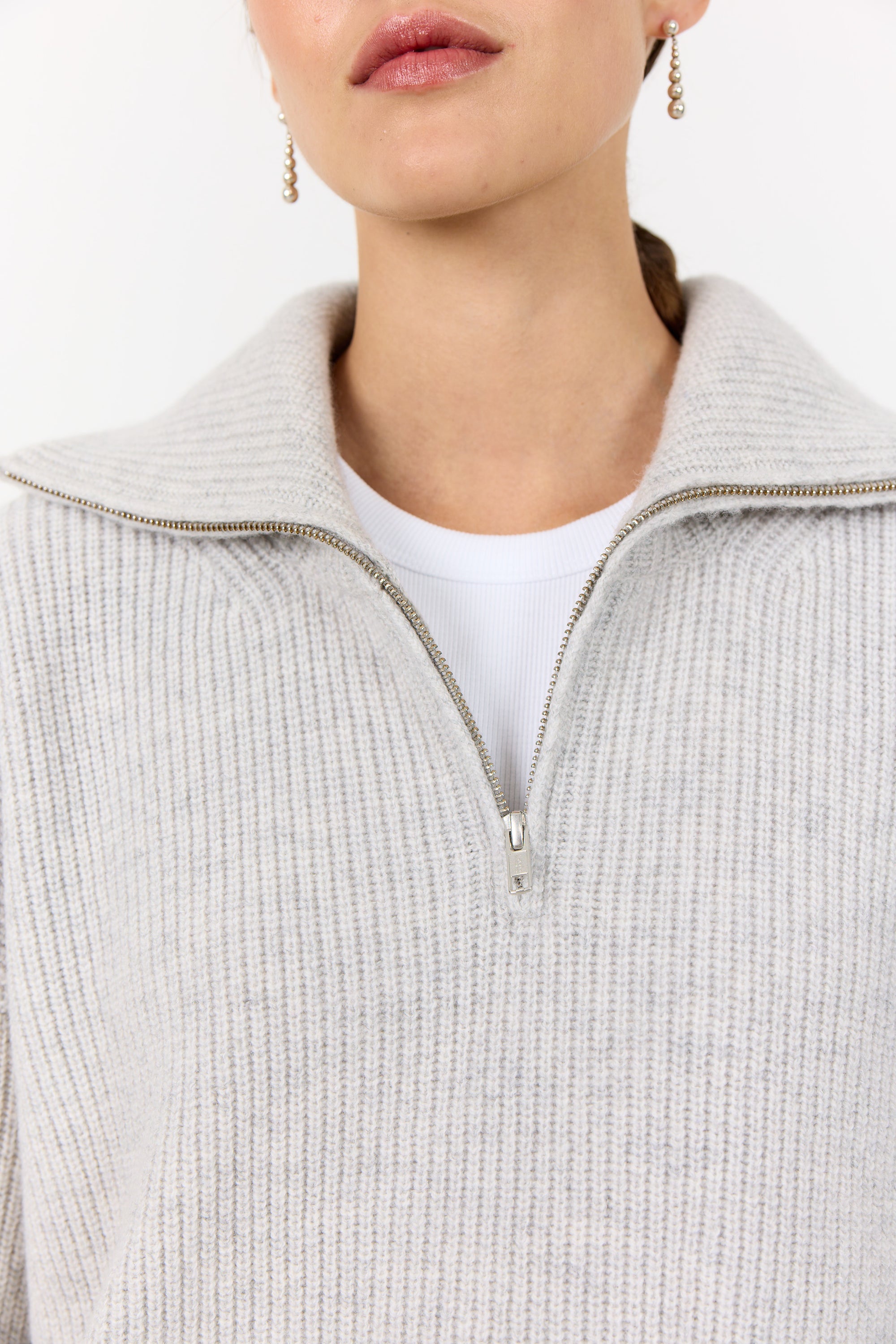 Perle 10 Pullover - Rock Grey Melange
