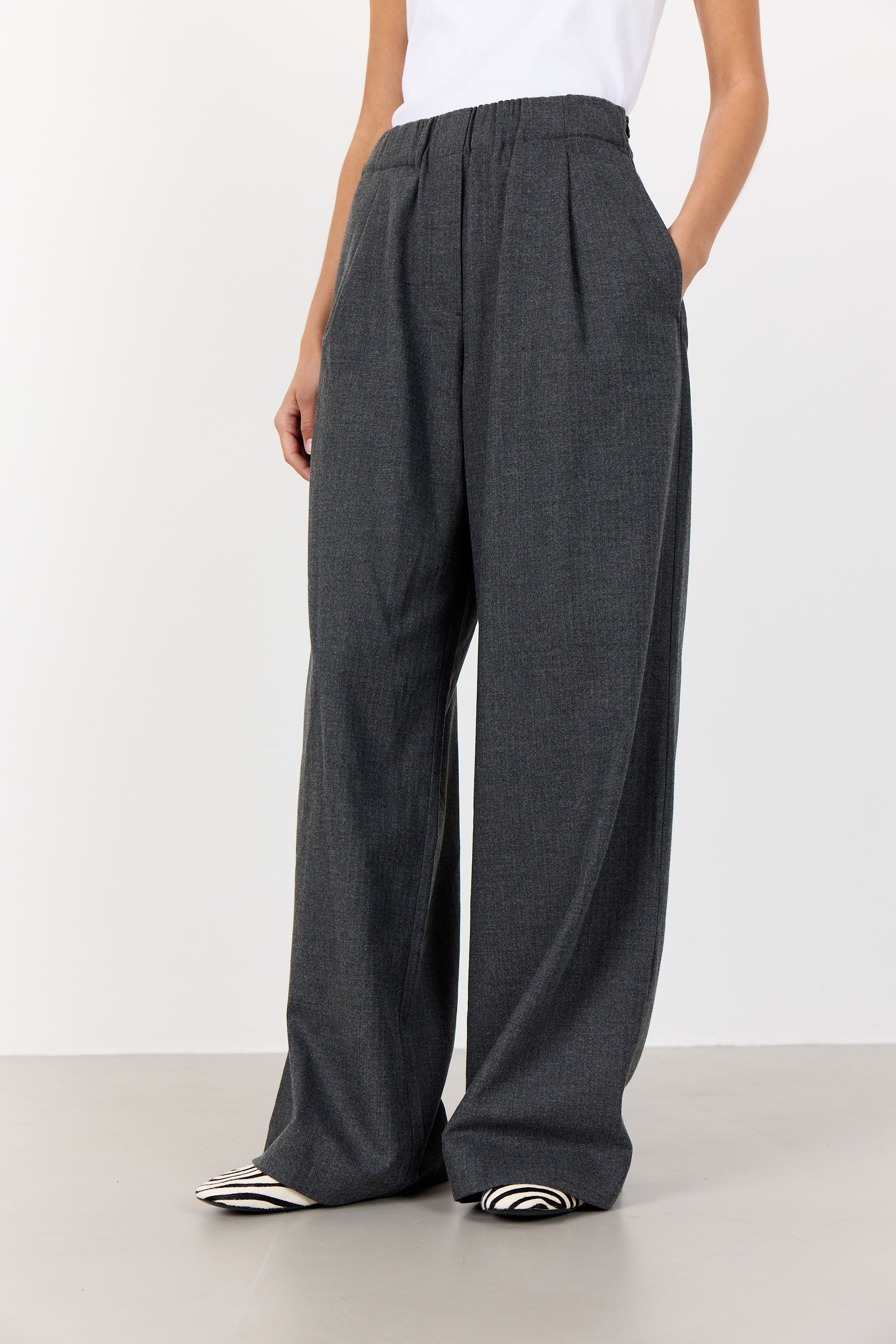 Norda 1 Pants - Dark Grey Melange