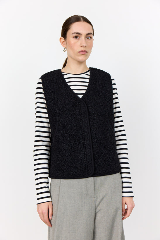 Nissa 1 Waistcoat - Black