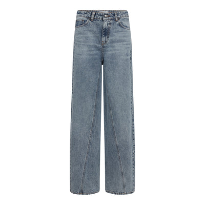 Vika CC Wide Seam Jeans - Denim Blue