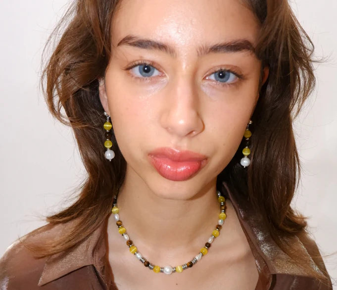 Cosmos Necklace - Citrine