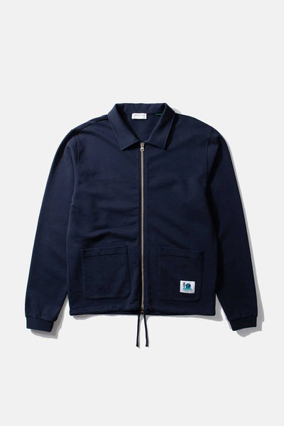 Timer Zip Sweatshirt - Plain Navy