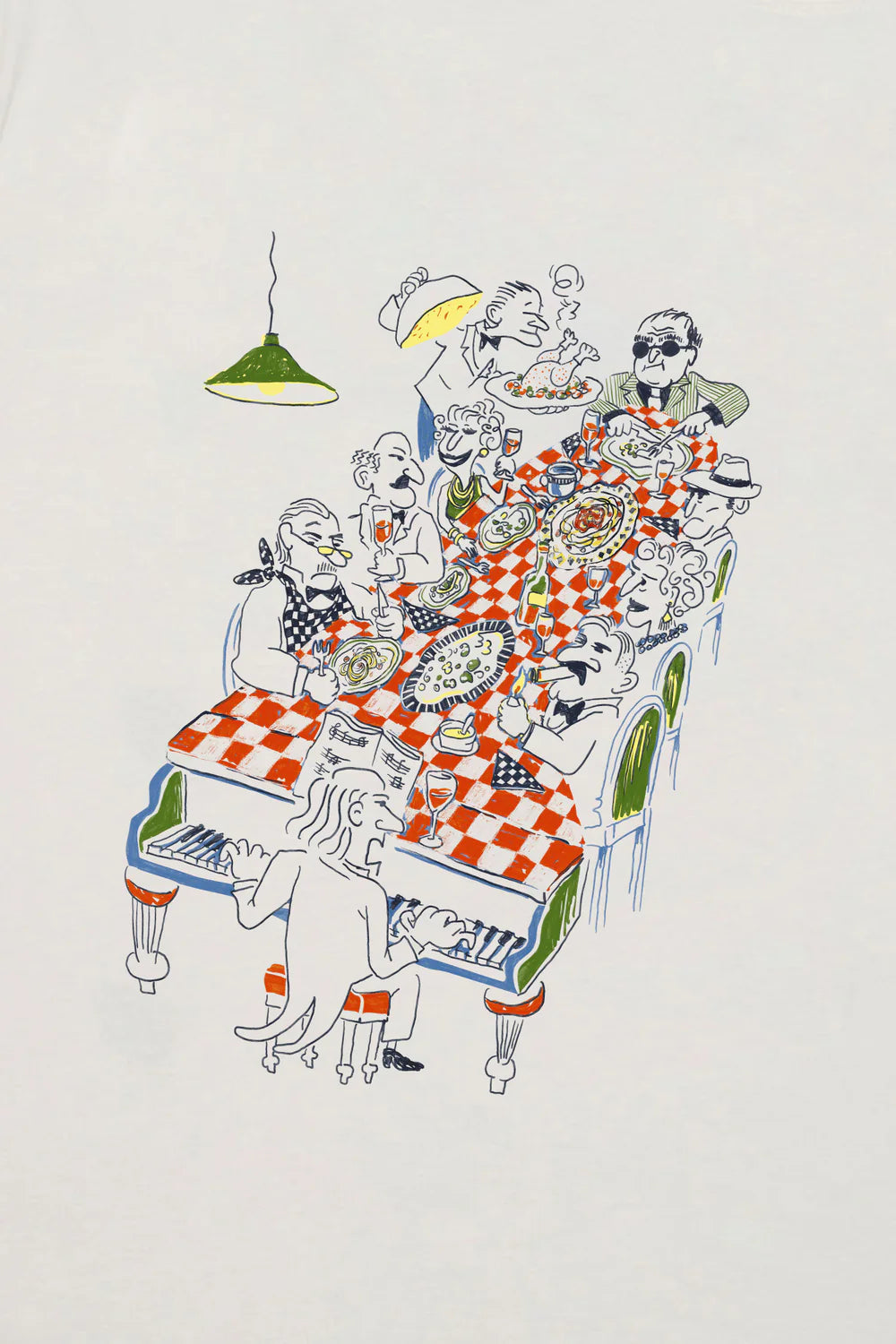 Piano Bar T-Shirt - Off White