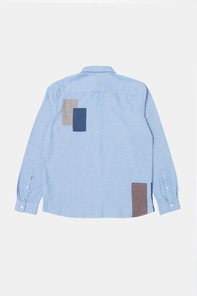 Meet & Grid Shirt - Plain Steel