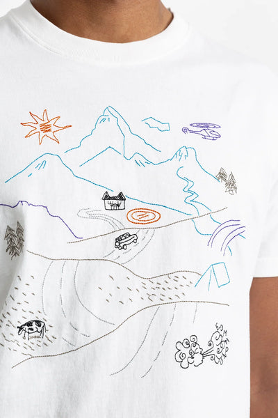 Outdoors T-Shirt  - Plain White