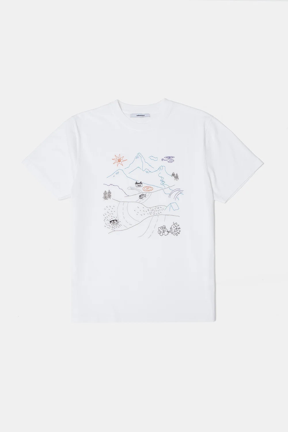 Outdoors T-Shirt  - Plain White