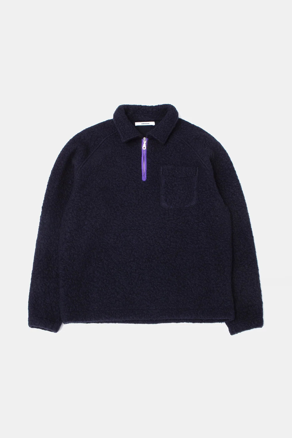 Unconventional Zip Logo - Plain Navy
