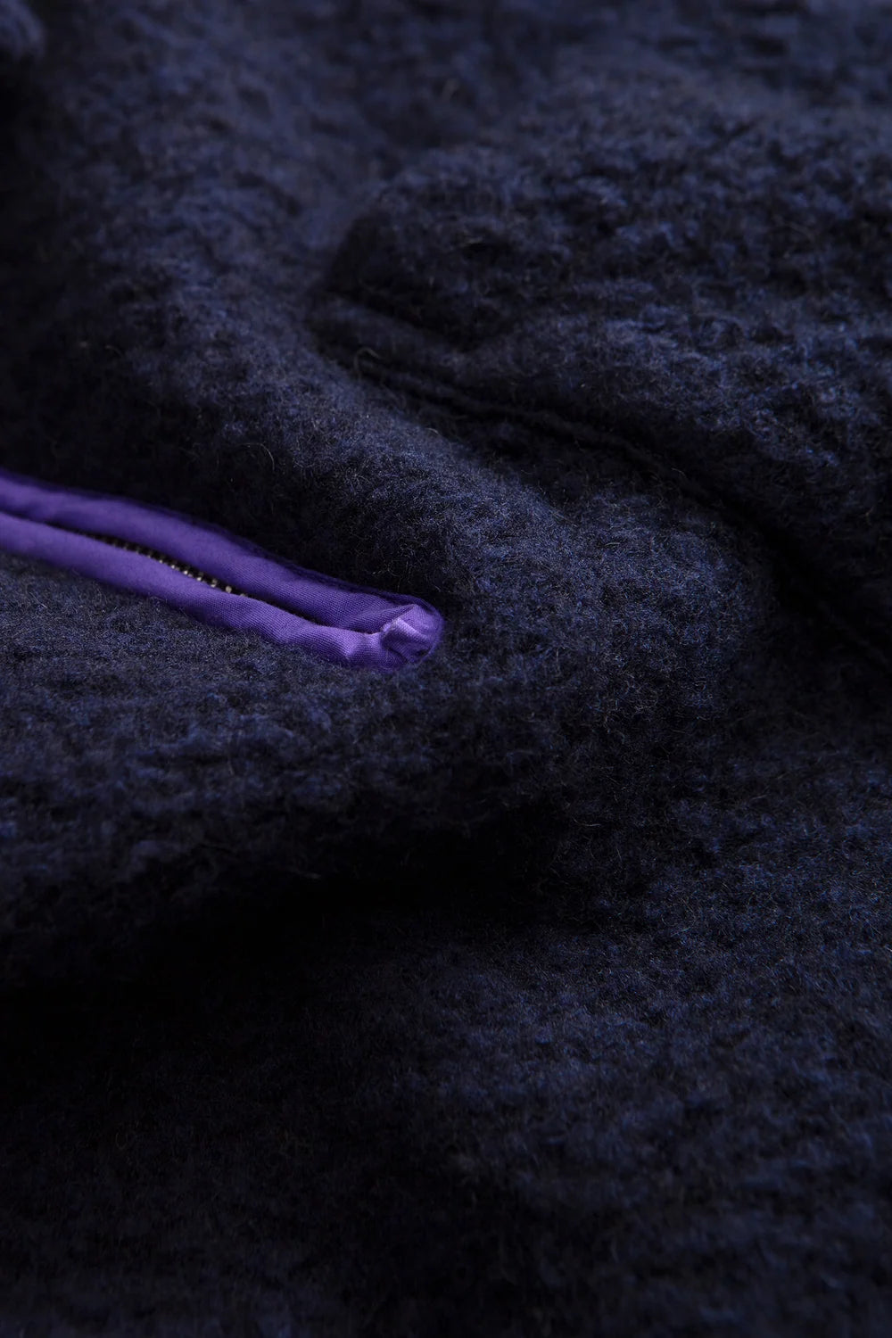 Unconventional Zip Logo - Plain Navy