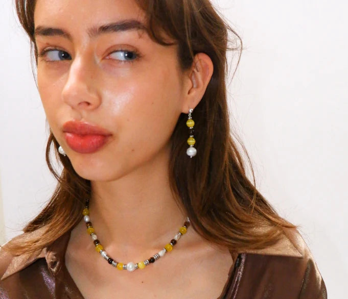 Cosmos Necklace - Citrine