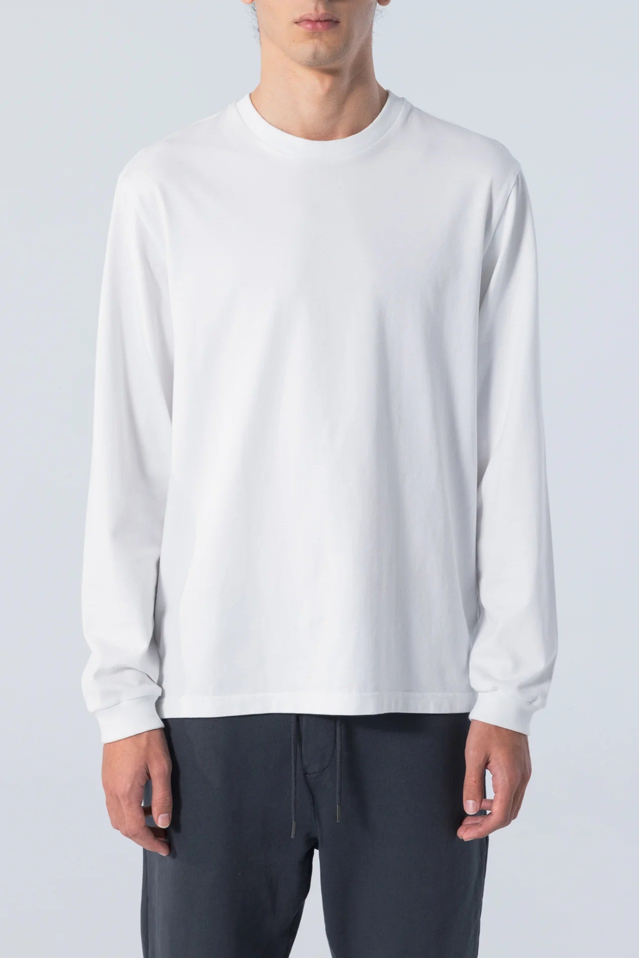 Basic Long Sleeve Tee - White