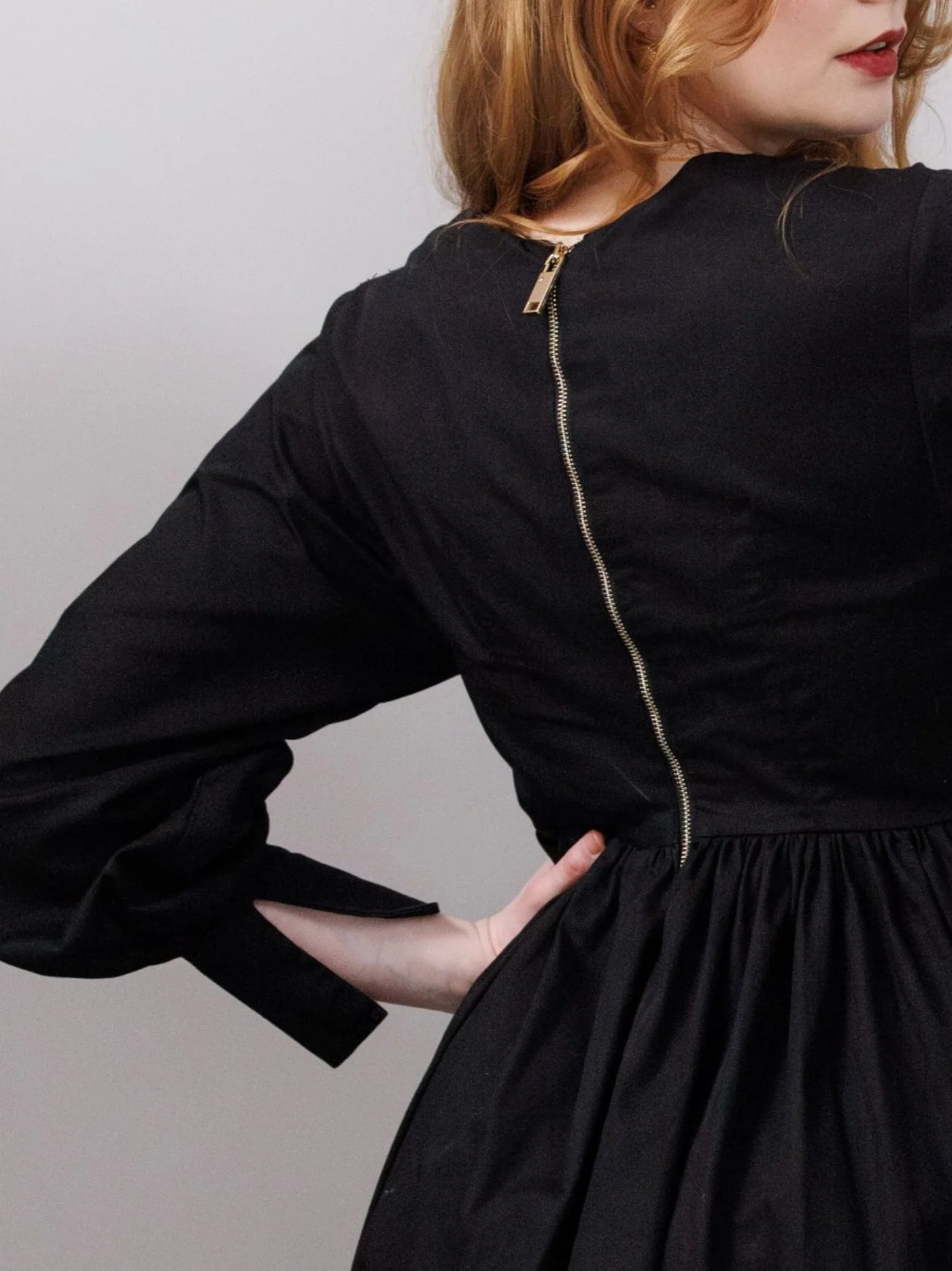 'NO MORE NOBODY' - Michelle Maxi Dress Organic Cotton - Black