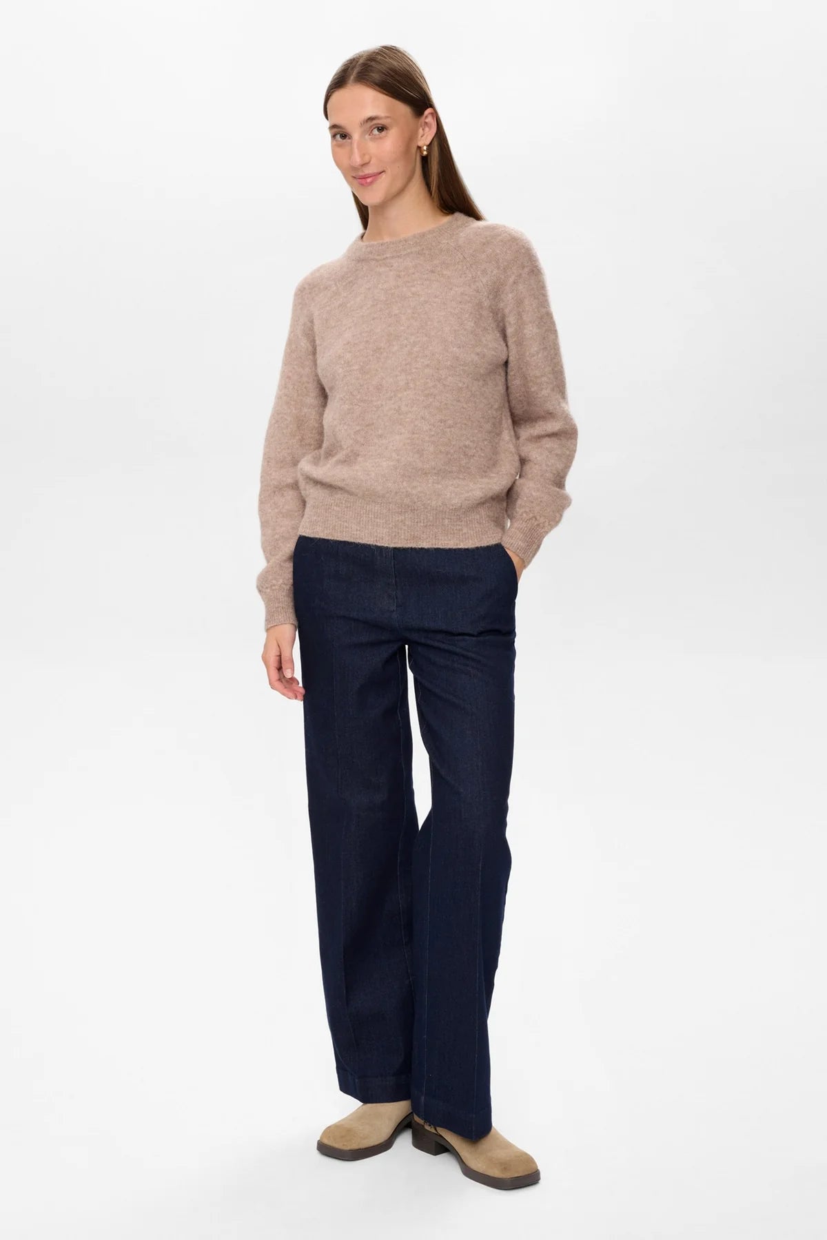 Nuriette Pullover - Taupe Grey