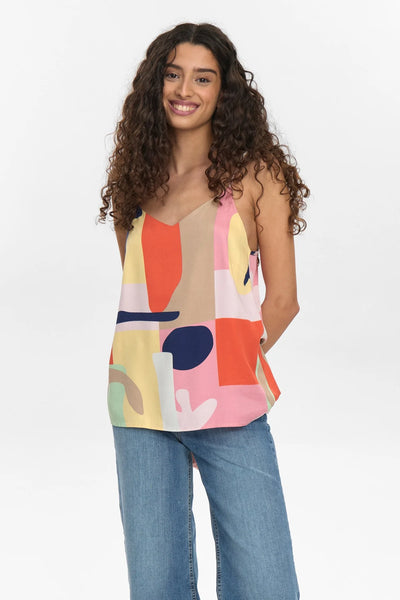 Nuulrika Strap Top - Flamingo Pink