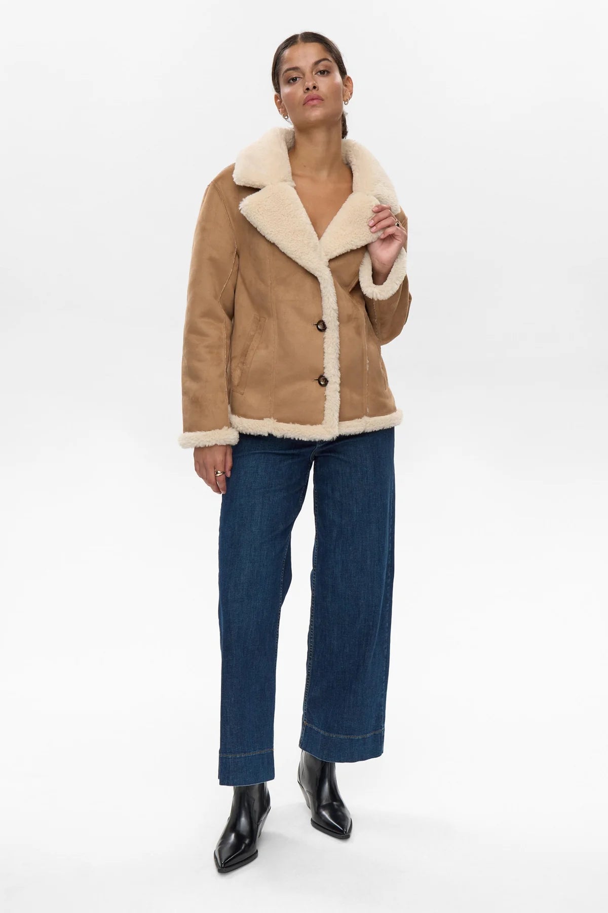 Nueliotta Reversible Jacket - Cognac
