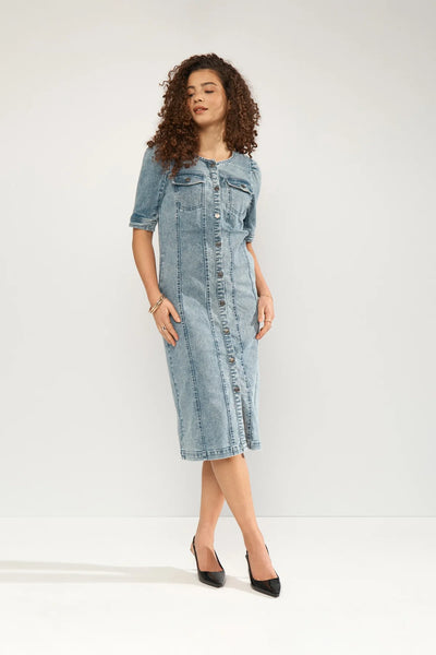 Nusilva Dress - Light Blue Denim