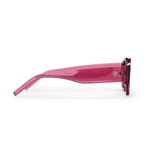 Cleo Unisex Sunglasses - Brown Lens/ Burgundy Frame