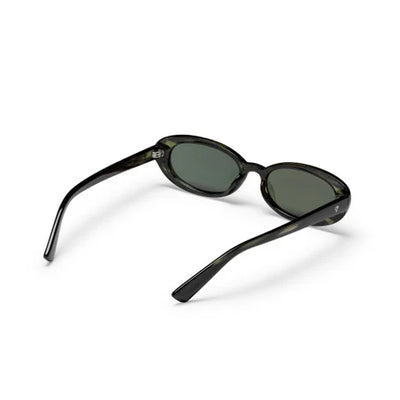 Alice Unisex Sunglasses - Green Lens / Smoke Green Frame