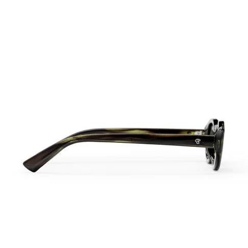Alice Unisex Sunglasses - Green Lens / Smoke Green Frame