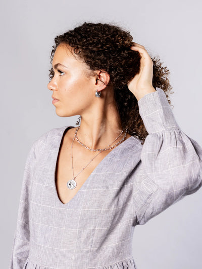 Zadie Ball Hoops - Sterling Silver
