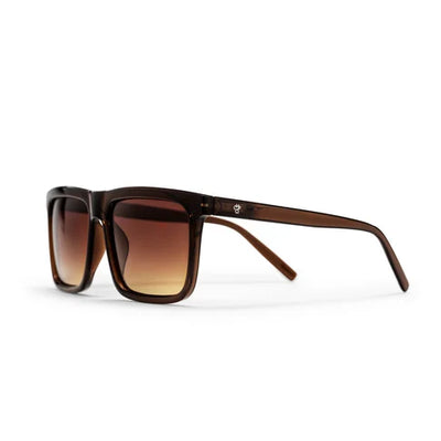 Bruce Unisex Sunglasses - Brown Lens/ Coffee Frame
