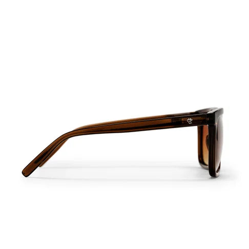 Bruce Unisex Sunglasses - Brown Lens/ Coffee Frame
