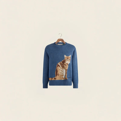 The Ginger Cat Crew - Mid Blue
