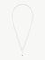 Mini Daryl Necklace 16'' Chain - Silver/ Tigers Eye