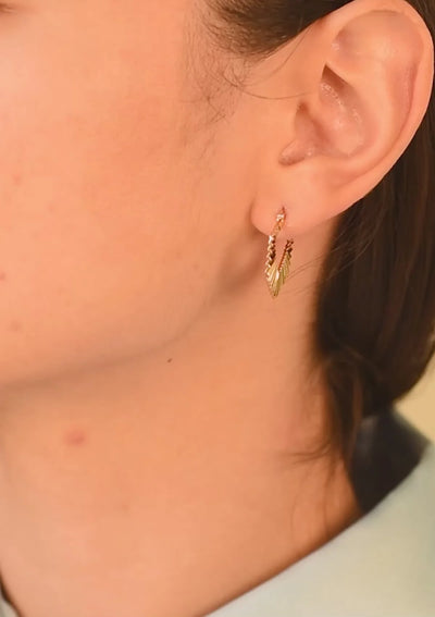 Celestial Horizon Gilded Earrings - Gold
