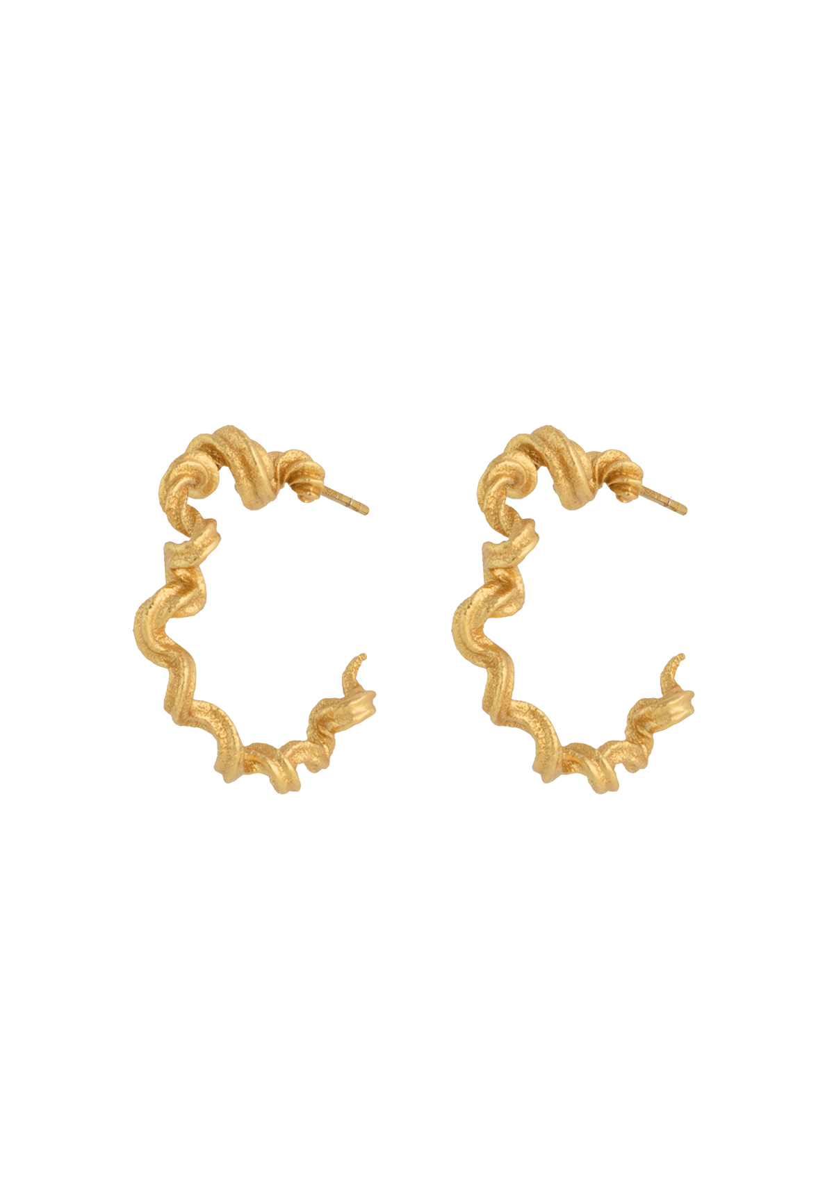 Alchemy Gilded Hoops Earrings - Gold