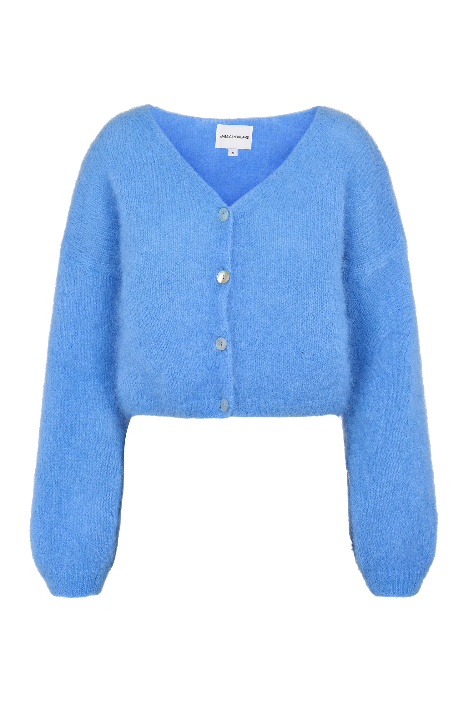 Cornelia Cropped Cardigan - Sky Blue