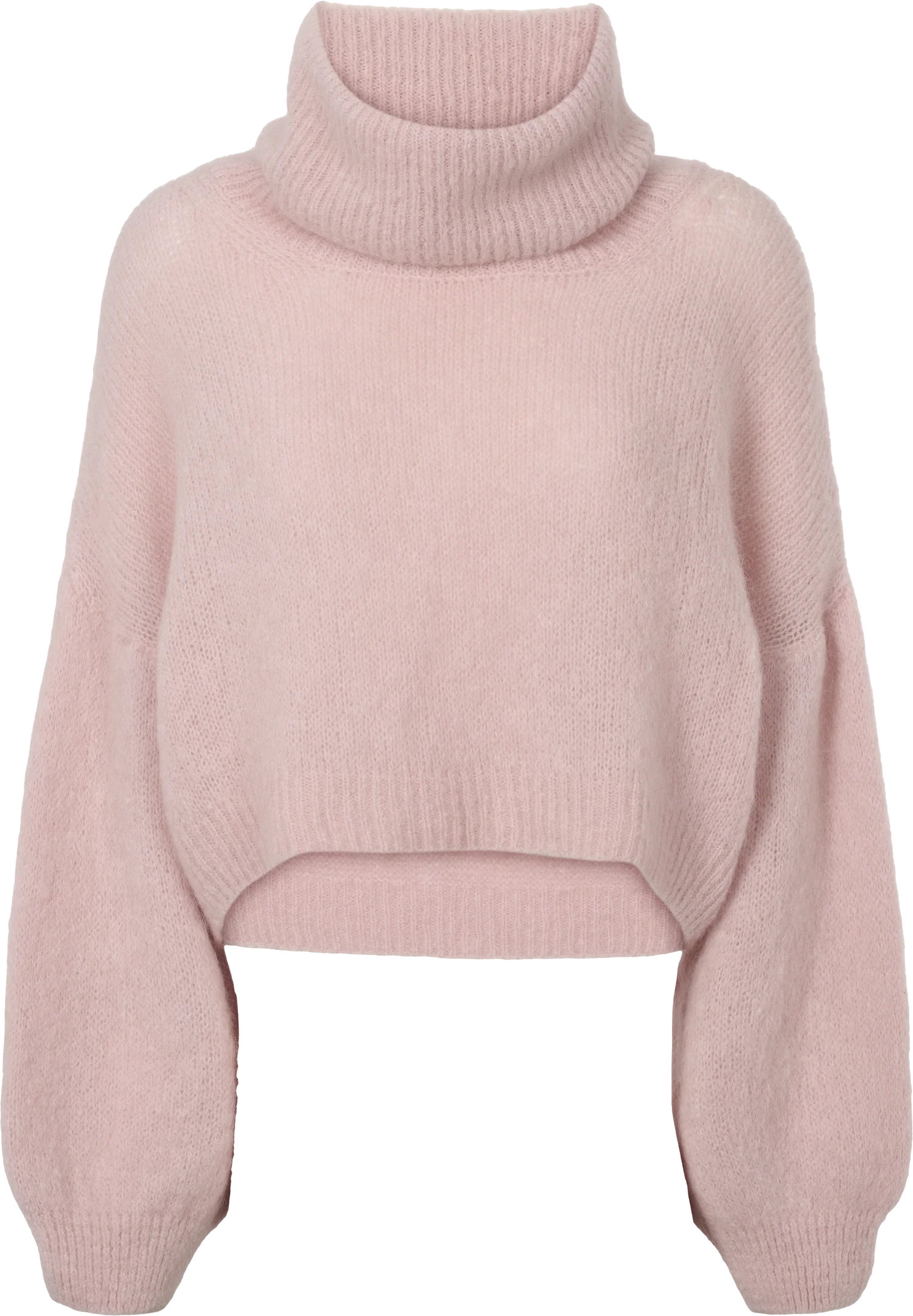 Andrea Cropped Rollneck - Light Pink