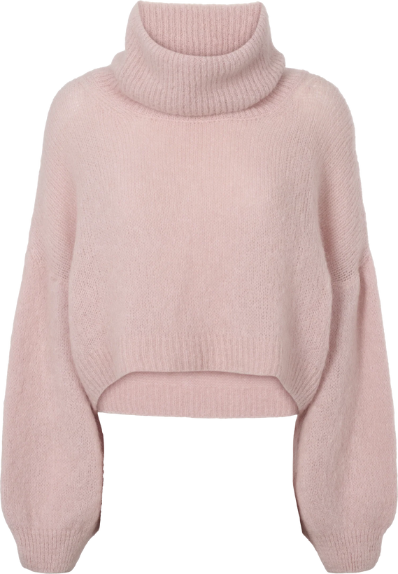Andrea Cropped Rollneck - Light Pink