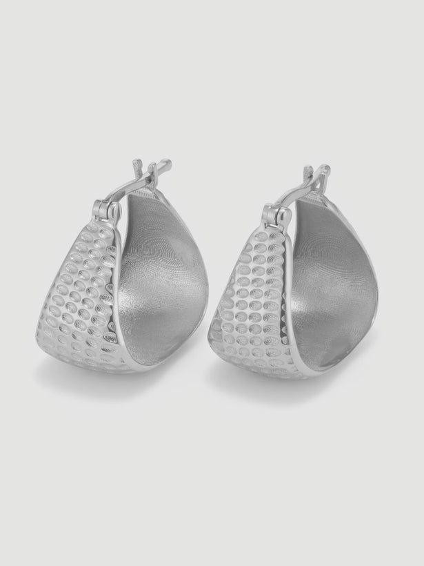 Angela Hoops - Silver