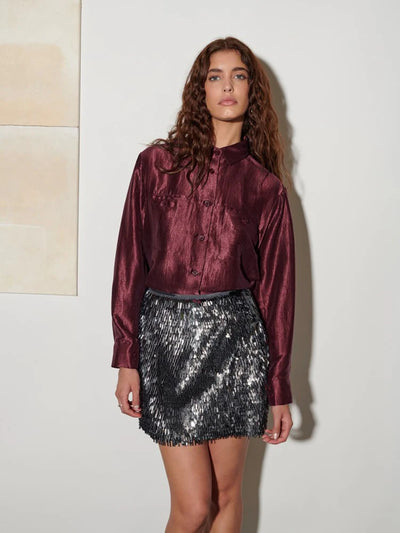 Feven Shirt - Bordeaux Red