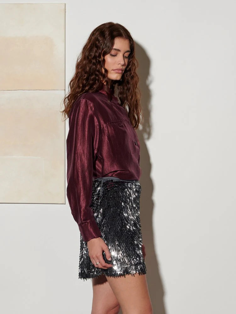 Feven Shirt - Bordeaux Red